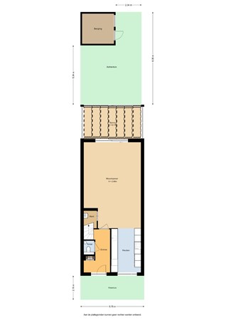 Floorplan - Lekstraat 140, 4125 TD Hoef En Haag